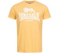 LONSDALE T-Shirt 'St. Erney' jaune pastel / blanc, Taille M
