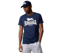 Lonsdale T-Shirt St Erney pour Homme, Bleu, m