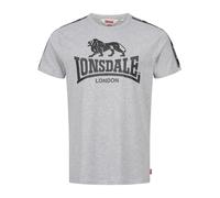 LONSDALE T-Shirt 'STOUR' gris / noir, Taille S