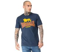 Lonsdale T-Shirt Taverham pour Homme, Bleu Marine, M