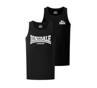 LONSDALE T-Shirt 'Tughall' noir / blanc, Taille 5XL