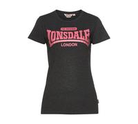 LONSDALE T-shirt 'Tulse' framboise / noir chiné, Taille XXXL
