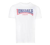 LONSDALE T-Shirt 'Two Tone' bleu / rouge / blanc, Taille XXXL