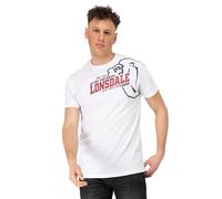Lonsdale maillot à manches longues T-shirt - Chemise Walkey - Blanc - Large
