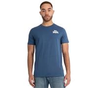 Lonsdale T-Shirt Whiteness pour Homme - Coupe Normale, Bleu Marine/Blanc, XXL, 117541