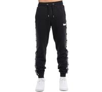 Lonsdale Tenston Pantalon de Jogging, Noir/Blanc, M Homme