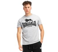 Lonsdale Tullig T-Shirt, Gris/Noir, L Hommes