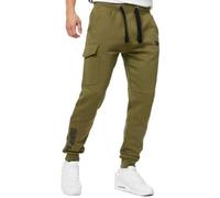 Lonsdale TWEEDMOUTH Casual Pants, Olive/Black, L Men's