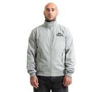 Lonsdale Veste classique pour homme – coupe ajustée – gris/noir – taille L