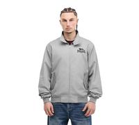 Lonsdale Veste classique pour homme, coupe ajustée, gris/noir, XL