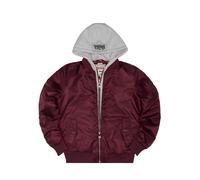 LONSDALE Veste d’hiver 'CLIFTON ALL SEASONS' rouge foncé, Taille XL