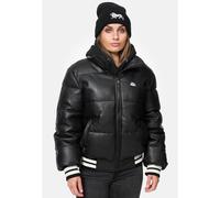 LONSDALE Veste d’hiver 'Hybreasal' noir / blanc, Taille L