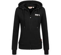 LONSDALE Veste de survêtement 'CALDER VALE' noir / blanc, Taille L