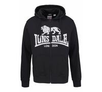 Lonsdale Homme Sweatshirt Slim Fit Hooded Zip Krafty Sweat shirt, Noir (Schwarz), XXL EU
