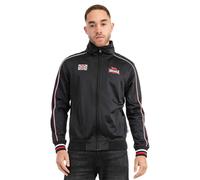 Lonsdale Veste de survêtement Skellberry Noir 100% Polyester Taille S Homme
