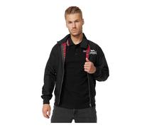 LONSDALE Veste mi-saison 'Acton' noir / blanc, Taille XS