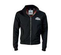 LONSDALE Veste mi-saison 'Harrington' noir / blanc, Taille 4XL