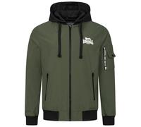 LONSDALE Veste mi-saison olive / noir / blanc, Taille L
