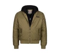 LONSDALE Veste mi-saison olive / noir / blanc, Taille XXL