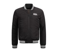 LONSDALE Veste mi-saison 'TRUSTHORPE' noir / blanc, Taille M