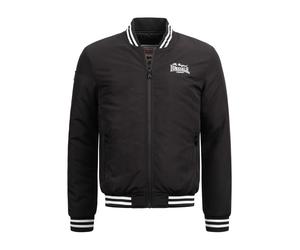 LONSDALE Veste mi-saison 'TRUSTHORPE' noir / blanc, Taille M