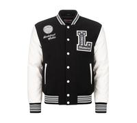 LONSDALE Veste mi-saison 'Waterstein' gris / noir / blanc, Taille XXL