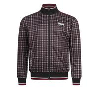 LONSDALE Veste mi-saison 'Whelley' bleu nuit / rouge / noir / blanc, Taille XXL