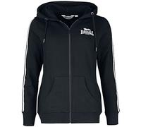 Lonsdale WINDYGATES Coat, Black/White, XL Women's