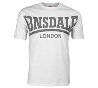 T-shirt Lonsdale York manche courte blanc noir - XL