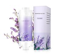 lonstin Infuseur de douche, filtre de douche à la vitamine C pour eau dure, filtre de pommeau de douche aux sédiments de fluorure de chlore, aide la peau sèche et la perte de cheveux, installation