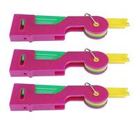 LONSVTTU 3 Pcs Enfile-Aiguilles,Plastique DIY Enfile-Fil, Point de Croix Enfile-Aiguilles, Enfile-Aiguilles en Plastique pour Couture, Fil Enfile-Aiguille à Coudre, pour Coudre à Main & Quilting Craft
