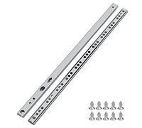 LONTAN 1 paire de glissières de tiroir à roulement à billes de 34 cm - Rail de tiroir en métal à deux voies - 17 mm de large - Pièce de rechange pour tiroir de commode