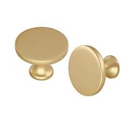 LONTAN 10 Pièce Doré Petit Bouton Tiroir Bouton de Meuble Alliage de Zinc Convient pour Salon, Armoire LS9189BB