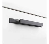 LONTAN Lot de 10 Poignée Cuisine Poignee de Meuble Cuisine Noir Entraxe 128mm Poignées Noires Poignée Meuble Cuisine en Alliage d'Aluminium