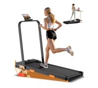 LONTEK Tapis de Course Pliable Inclinable, Tapis de Marche Pliable Inclinable 15% avec Moteur Silencieux Amélioré de 2.5HP, Charge Max 136KG, Facile à Utiliser