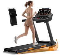 LONTEK Tapis de Course Pliable Inclinable 9%,Tapis de Marche Inclinable 12KM/H,Treadmill Home avec Moteur 3,0 CV et Affichage LED, 136KG