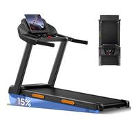 LONTEK Tapis de Course Pliable Inclinable | Tapis de Marche Inclinable 12KM/H,Treadmill Home avec Moteur 3,0 CV et Affichage LED, Charge Max. 136KG