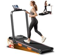 LONTEK Tapis de Course Pliable Inclinable, Tapis de Marche Pliable Inclinable 15% avec Moteur Silencieux Amélioré de 2.5HP, Charge Max 136KG, Facile à Utiliser