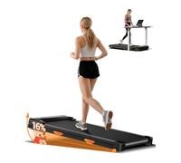LONTEK Tapis de Marche Inclinable 16%, 10km/h Tapis de Course, avec Affichage LED, télécommande, 3.0HP Treadmill, Walking Pad Silencieux Compact pour la Maison et Le Bureau, 136KG Max Charge