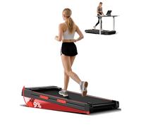 LONTEK Tapis de Marche Inclinable 9%, 10km/h Tapis de Course, avec Affichage LED, télécommande, 2.5CV Treadmill, Walking Pad Silencieux Compact pour la Maison et Le Bureau, 136KG Max Charge
