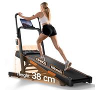 LONTEK Tapis de Marche Pliable Inclinable Simulateur Montagne 10km/h | 3.0 CH Tapis de Course Pliable Inclinable, 12 Amortisseurs, Support Tablette Ventouse, Magnétique, Charge 169 KG