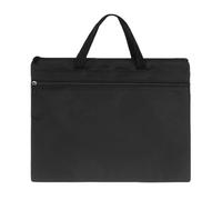 LONTG A4 Sac à Documents Homme Femme Porte-Document Grande Capacité Serviette d'Affaire Commercial Sacoche de Business à Fermeture Eclair 2 Couches Sac à Main en Oxford Tissu Sac à Dossier