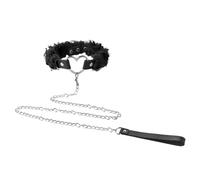 LONTG Collier Ras du Cou Sexy Collier avec Laisse Détachable Collier Ras du Cou Punk Gothique Colliers avec Chaîne Réglable Collier Sensuel Accessoires de Cosplay Accessoires Intimes