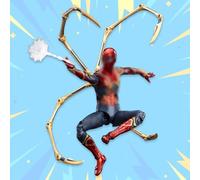 LonullyMege Iron Spider Figurines d'action 17,8 cm Échelle 1/10 Toutes Les articulations Mobiles Superhero 2.0 Series Exquisite Collection Toy
