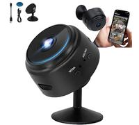 Lonvgrt Caméra De Sécurité Guardhouse Watcheye, Mini Caméra De Garde, Mini Caméra De Sécurité Magnétique Miniguard, Caméra Cachée à Portée Secrète HD 1080p avec Audio sans Fil(1set,32GB Card)