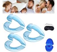Lonvgrt Embout Buccal Anti-Ronflement Honex, Taille Universelle pour Hommes Et Femmes, Protège-Dents Anti-Ronflement Silencieux, Dispositif Anti-Ronflement Instantané, pour Un Sommeil Paisible(3pcs)