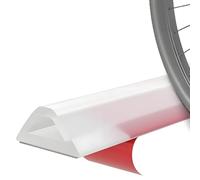 Lonwiner 100cm Seuil de Douche Barrage d'eau Autocollante, Pare Baignoire sans Percage Bande Etancheite Douche Joint Porte de Douche (Couleur transparente, 2m)