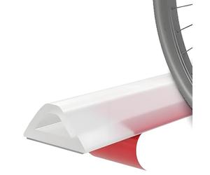 Lonwiner 100cm Seuil de Douche Barrage d'eau Autocollante, Pare Baignoire sans Percage Bande Etancheite Douche Joint Porte de Douche (Couleur transparente, 2m)