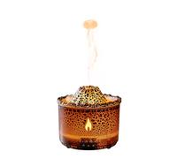 LONYIABBI Diffuseur d'air de Flamme, diffuseur d'arôme de Volcan, diffuseur d'huile ultrasonique, 360 ML, Protection d'arrêt Automatique pour la Maison, Le Bureau ou Le Yoga, Salle de Gym