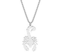 LONYOO Acier Inoxydable Scorpion Collier Scorpion Cadeaux pour Femmes Filles Bijoux Plaqué Or 18K Pendentifs Insecte Cadeaux Astrologie (Hibou)